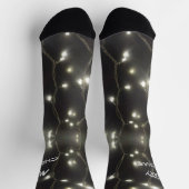 Mousserende zilver verlicht de kerstsust. Crew Soc Sokken (Top)