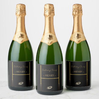 Mousseux Étiquettes personnalisées pour bouteilles de vin p