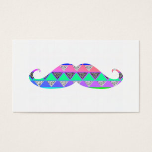 Moustache aztèque de motif de turquoise colorée