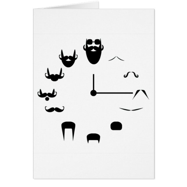 Moustache Clockface (Devant)