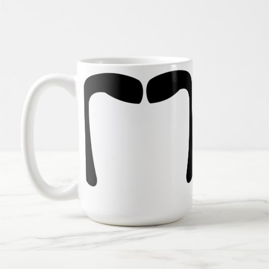 Moustache de Manchu de la tasse #4 Fu de Bigote (Gauche)