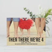 Moustache noire | Photo Faire-part de grossesse (Debout devant)