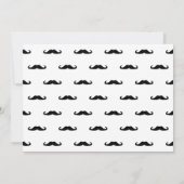 Moustache noire | Photo Faire-part de grossesse (Dos)