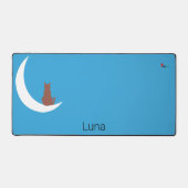 Moustaches au Clair de Lune | Chat et Lune Minimal (Recto)