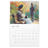 Moustaches en Fleur – Calendrier Impressionniste d (Mar 2027)
