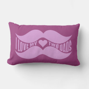 Moustaches roses oreiller jetable personnalisé