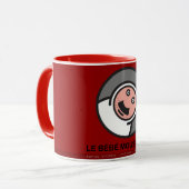 moustachu de le bébé - tasse - 003 (Devant gauche)
