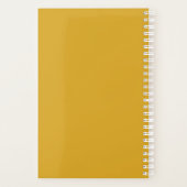 Moustard jaune moderne Photo hebdomadaire d'entrep (Dos)