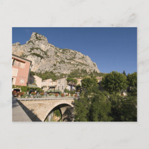 Moustiers-Sainte-Marie, Provence, Frankrijk. Briefkaart