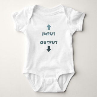 Mouth Input and stomOutput van een baby Romper