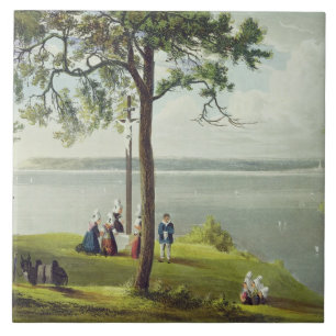 Mouth of the Seine, from 'Uitzichten on the Seine' Tegeltje