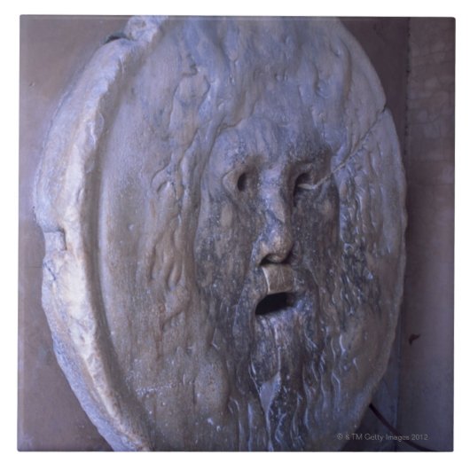 Mouth of Truth Tegeltje (Voorkant)