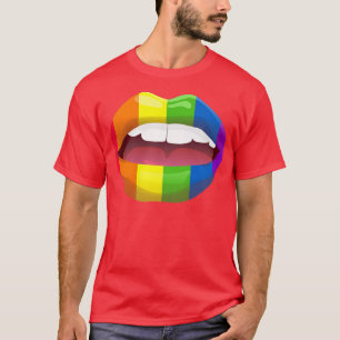Mouth Pride Month LGBTQ+ LGBT Lips T-shirt