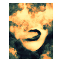 Mouth Smoke Vape Grunge Art
