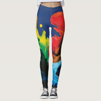 moutige kleur leggings