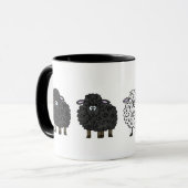 Mouton blanc de la Mug familiale (Devant gauche)