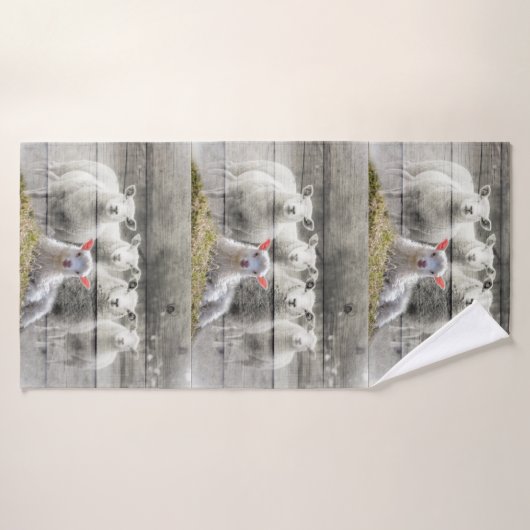 Mouton d'agneau de bébé (Serviette de bain)