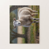 Mouton dans le puzzle de prairie (Vertical)