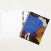 Mouton de laine bleu (Devant avec enveloppe)