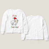 Mouton de Noël mignon – Feliz Navidad (Motif Recto et Verso)