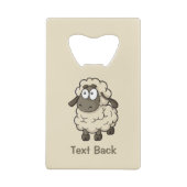 Mouton dessin animé beige (Dos)