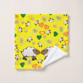 Mouton Fairy Hearts Salle de bain Serviettes (Gant de toilette)