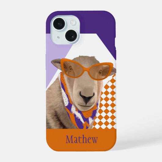 Mouton Mignon Avec Lunettes (Verso)