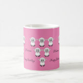 Mouton rose heureux Anniversaire 5e Mug (Centre)