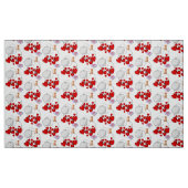 Mouton Rouge Coeurs Kitten Tissu (Fat Quarter)