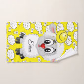 Mouton Soleil Jaune Nuages Mains Serviettes de toi (Serviette à main)