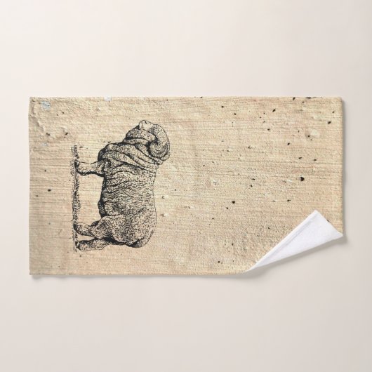Mouton vintage (Serviette à main)