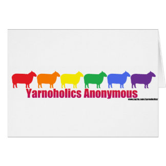 Moutons anonymes d'arc-en-ciel de Yarnoholics