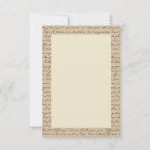 Moutons au joli nœud ~ Invitations (Dos)