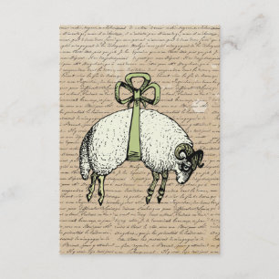 Moutons au joli nœud ~ Invitations