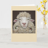 Moutons avec carte des colibris (Fleur jaune)