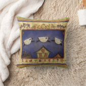 Moutons comptés - Coussin (Couverture)