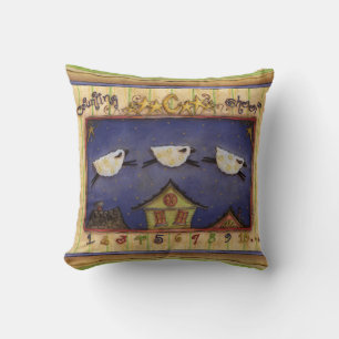 Moutons comptés - Coussin