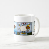 moutons de toute la tasse de rangée de saisons (Devant droit)