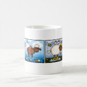 moutons de toute la tasse de rangée de saisons (Centre)