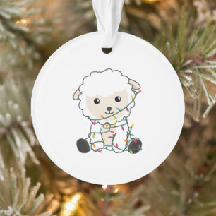 Moutons Noël Neige Animaux d'hiver Moutons