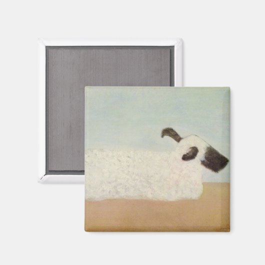 Moutons (par Milton Avery) Magnet (Recto/Verso)
