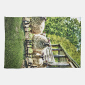 Moutons sur la serviette de thé de cuisine de (Horizontal)