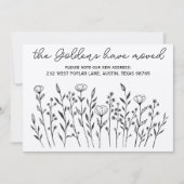 MOUVEMENT FAIRE-PART Line Art Kraft Card (Devant)