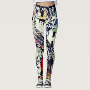 Mouvements en gras uniquement : Leggings de typogr