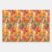 Movana - Rote Mohn Welt - Geschenkpapier Set Inpakpapier Vel (Voorkant 3)