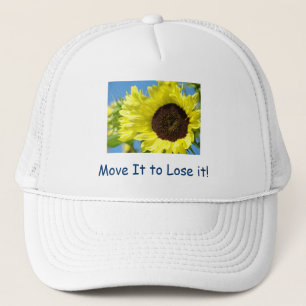Move It to Lose It hoeden Actvie Moms Zonnebloemen Trucker Pet