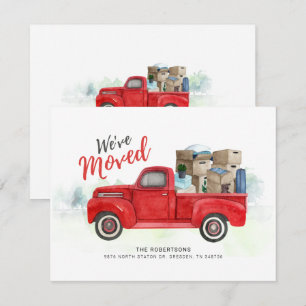 Move Moved Family Waterverf Moving Annountion