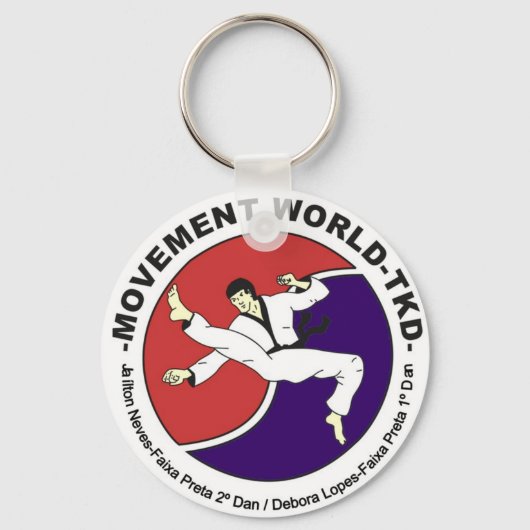 Movement World Taekwondo Sleutelhanger (Voorkant)
