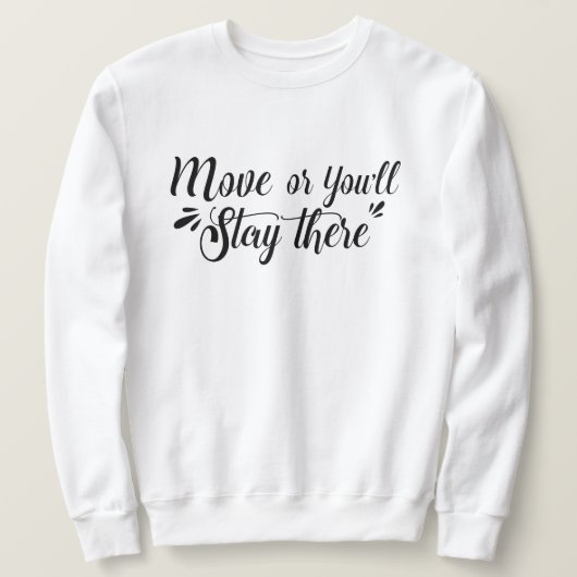 MoveOrYST - Sweatshirt basique pour hommes auto-mo (Design devant)