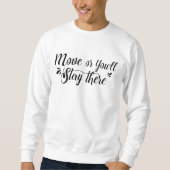 MoveOrYST - Sweatshirt basique pour hommes auto-mo (Devant)